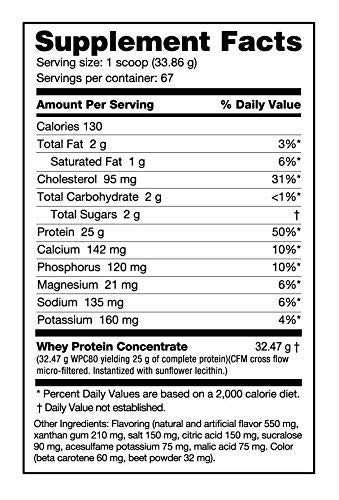 NutraBio Classic Whey Protein Powder- 25G of Protein Per Scoop - Ice Cream Cookie Dream, 2 Pounds