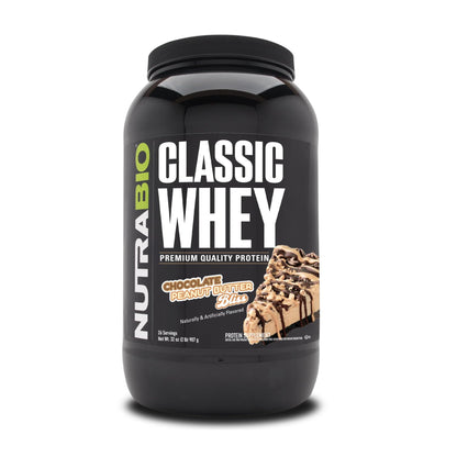 NutraBio Classic Whey Protein Powder- 25G of Protein Per Scoop - Ice Cream Cookie Dream, 2 Pounds