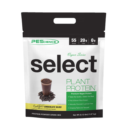 PEScience Select Vegan Plant Based Protein Powder, Vanilla, 27 Serving, Premium Pea and Brown Rice Blend