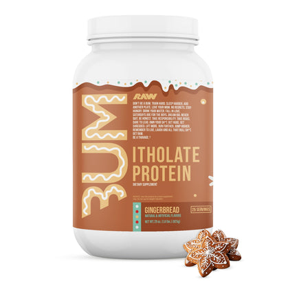 RAW Whey Isolate Protein Powder, Vanilla Oatmeal Cookie (CBUM Itholate Protein) - 100% Grass-Fed Sports Nutrition for Muscle Growth & Recovery - Low-Fat, Low Carb, Naturally Flavored - 25 Servings