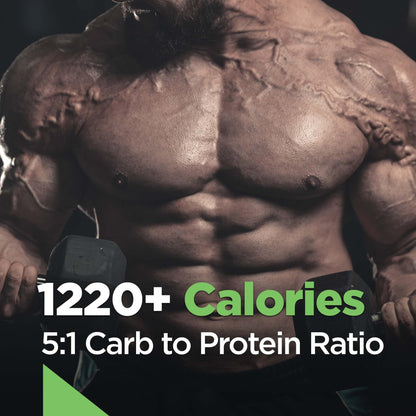 Rule One Proteins, R1 Mass Gainer - Vanilla Crème, High-Calorie Weight Gain Formula with 1,220+ Calories, 250g+ Complex Carb Blend, 40g All-Whey Protein, 8g Fat Per Serving, 6 Pounds, 8 Servings