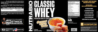 NutraBio Classic Whey Protein Powder- 25G of Protein Per Scoop - Ice Cream Cookie Dream, 2 Pounds