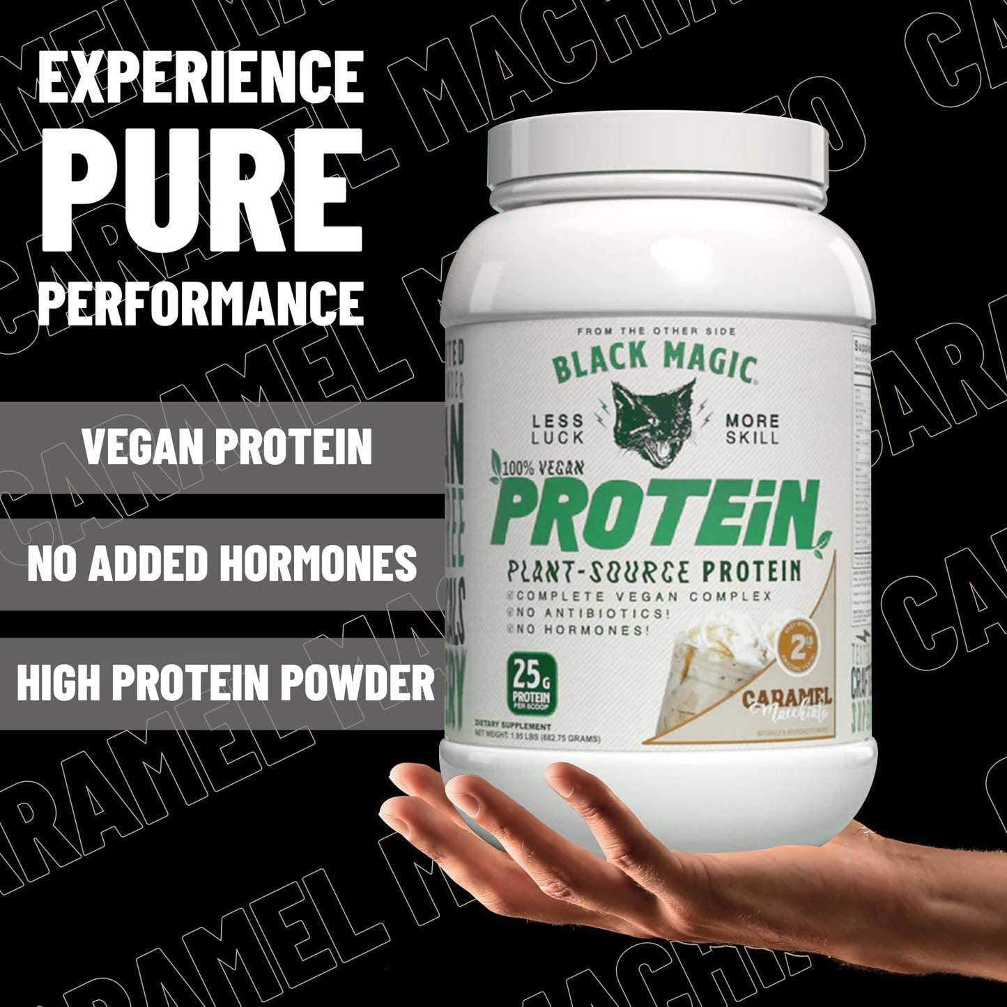 Worldwide Nutrition Bundle: Black Magic Multi-Source Protein - Whey, Egg, and Casein Complex with Enzymes & MCT Powder - Vegan Peanut Butter Protein Powder - 2 LB with Bonus Key Chain