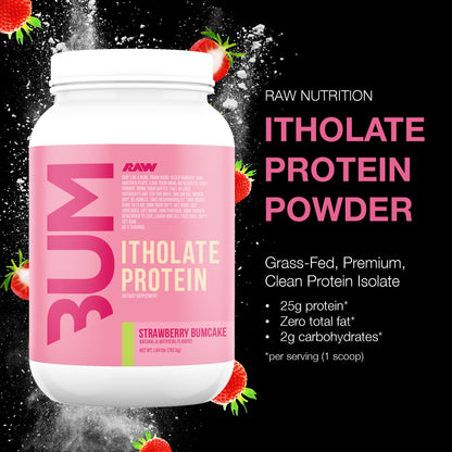 RAW Whey Isolate Protein Powder, Vanilla Oatmeal Cookie (CBUM Itholate Protein) - 100% Grass-Fed Sports Nutrition for Muscle Growth & Recovery - Low-Fat, Low Carb, Naturally Flavored - 25 Servings